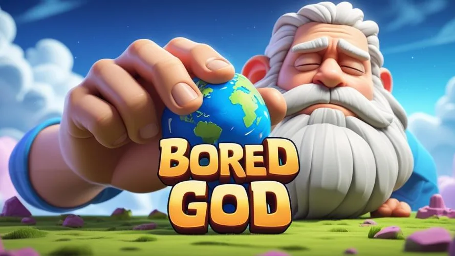 Devlog banner for Bored God: God Simulator: New trailer!