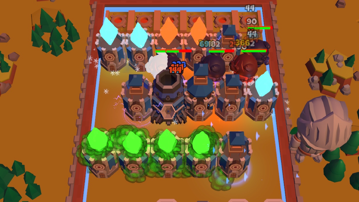 Devlog banner for Hero LINE TD: We hit #3 — thank you. Also: the World Daily Challenge is here