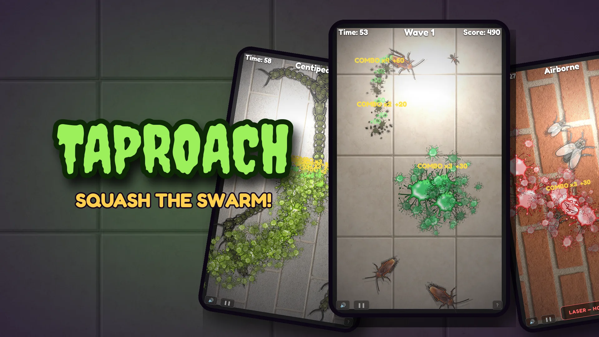Devlog banner for taproach: Taproach Bug Smash