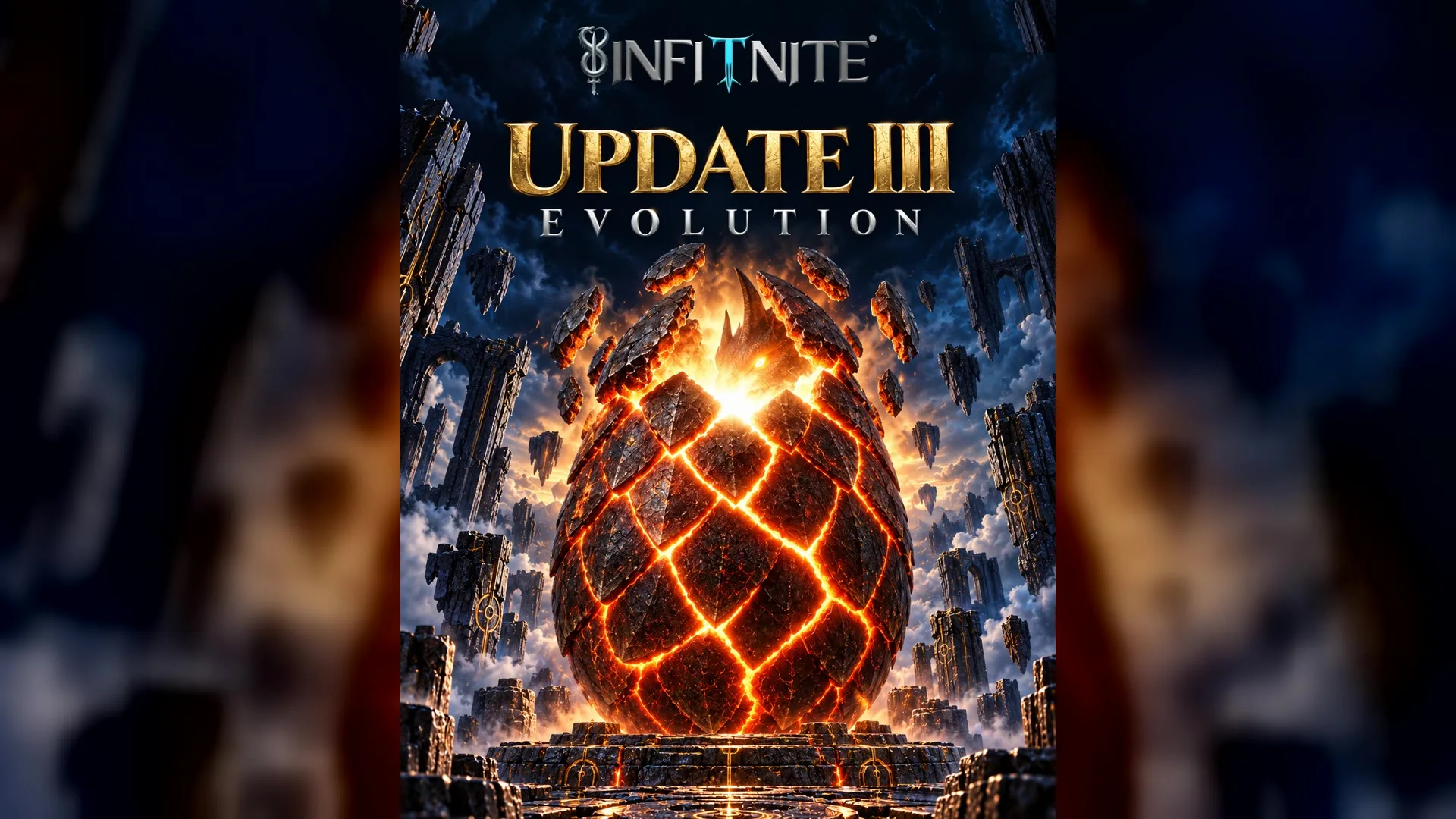 Devlog banner for INFITNITE: Fitness Fantasy RPG: Infitnite Update III Is Here: Evolving Monsters, Ranked Climbs, and Live Events