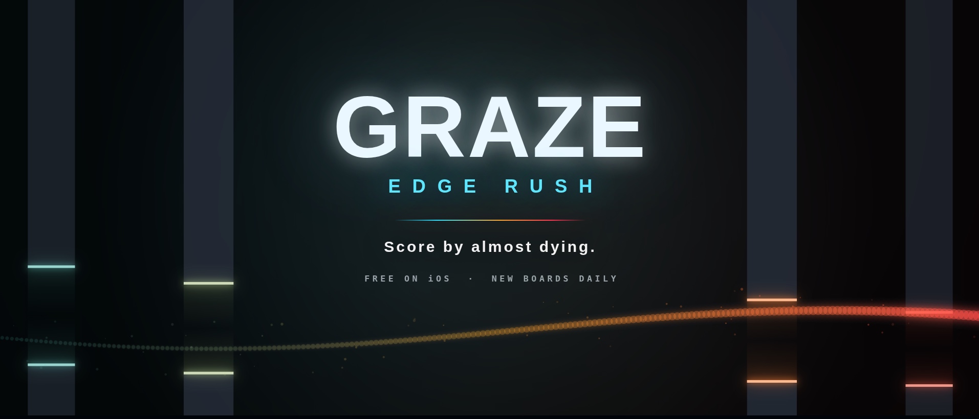 Devlog banner for GRAZE: Edge Rush: The Aliens have arrived...